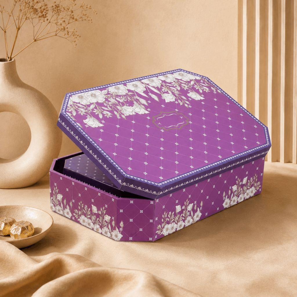 Purple Bloom Box – Premium Corporate Gifting Box